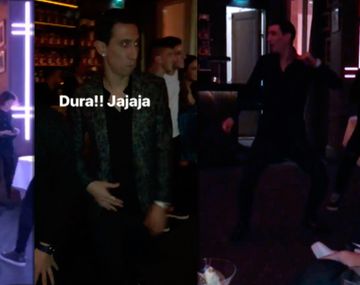 El bailarín Di María: así se mueve en la pista el jugador de la Selección