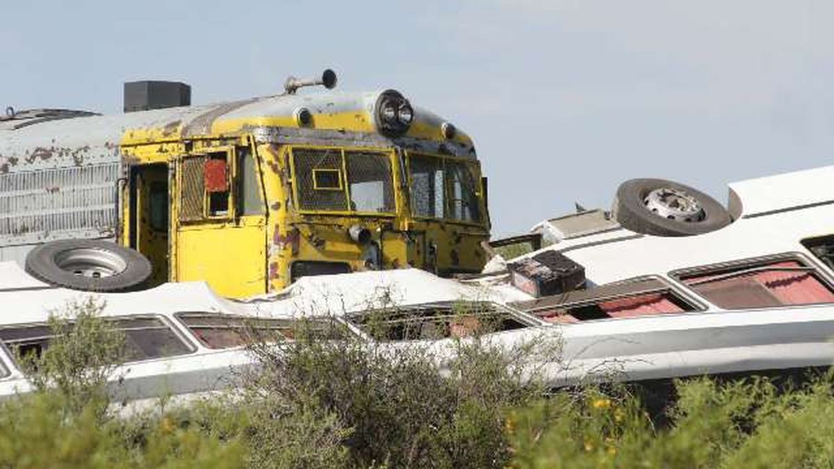 Seis nenas y dos adultos muertos en un accidente ferroviario en San Luis