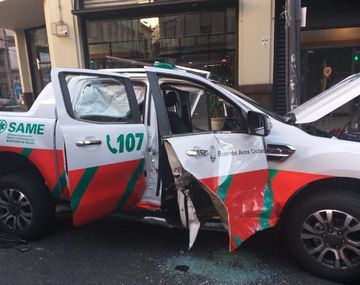 El director del SAME, Alberto Crescenti, tuvo un accidente este viernes