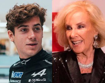 El mensaje de Mirtha Legrand para Franco Colapinto: Acá estaremos