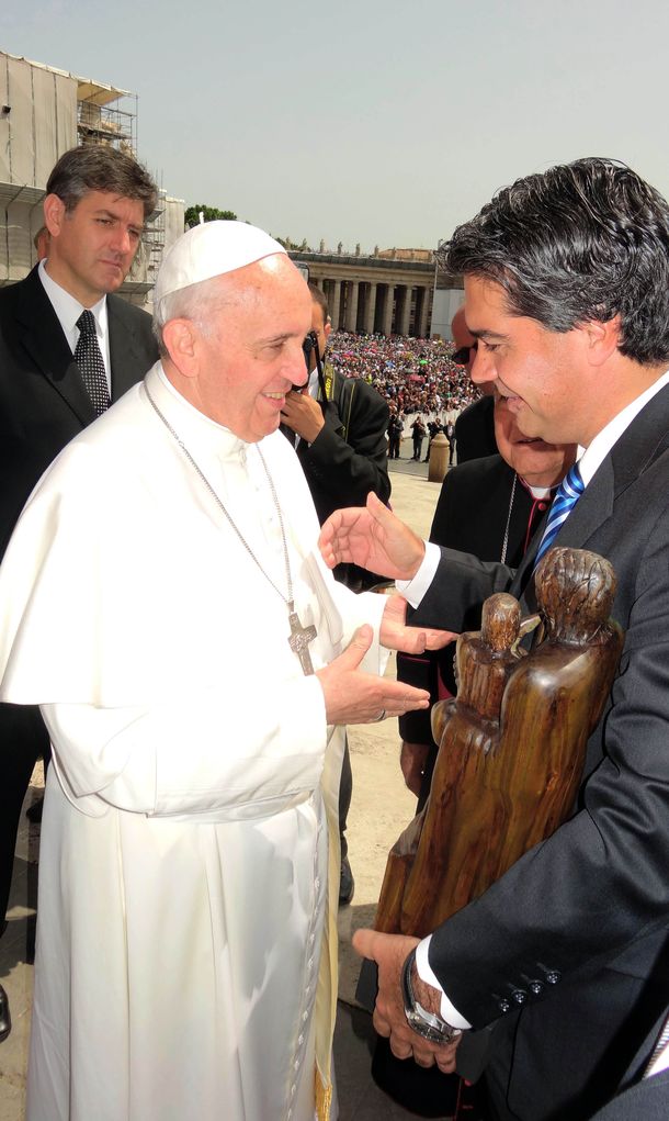 Francisco recibió a Binner y a Capitanich