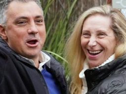 Sebastián Pareja y Karina Milei. Sebastián Pareja y Karina Milei.