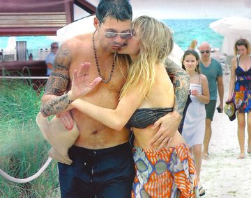 Las fotos de las vacaciones de Tinelli y Valdés