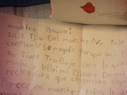 la nota que recibio un profesor en su dia: le doy el dinero para que compre algo la nota que recibio un profesor en su dia: le doy el dinero para que compre algo