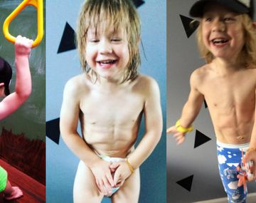 Un chico se convirtió en fisicoculturista