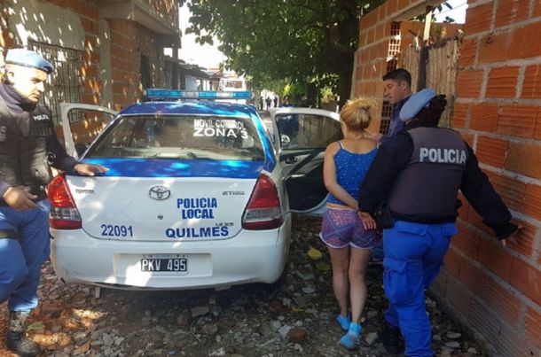 Una oficial de la Policía Local de Quilmes fue detenida por narco.