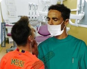 Mirá los mejores memes del agarrón de Weligton a Messi