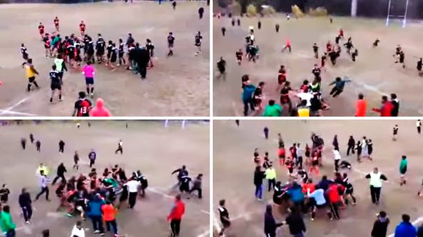 VIDEO: Sancionaron de por vida a un rugbier por una batalla campal