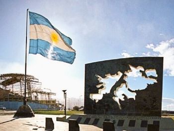 Monumento a los caídos en Malvinas ubicado en Ushuaia, Tierra del Fuego&nbsp;