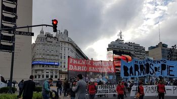 El Obelisco, bloqueado El Obelisco, bloqueado