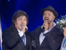 Javier Milei cantó Libre en Israel. Javier Milei cantó Libre en Israel.