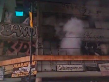 Fuego en un edificio de Almagro: debajo funcionaba una estación de servicio