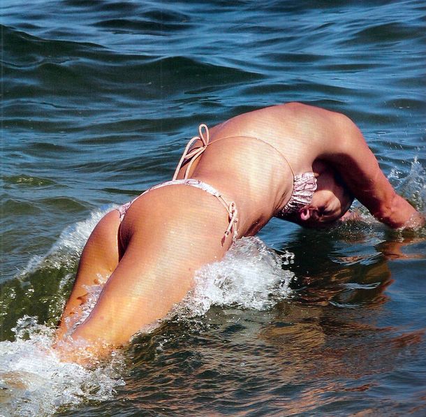 Pía Slapka se luce en las playas de Punta del Este