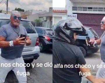 Violento episodio con Alfa en plena vía pública por un casi choque: Manejás como un anciano