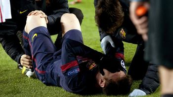 alivio: messi solo tuvo un golpe y podria jugar el domingo alivio: messi solo tuvo un golpe y podria jugar el domingo