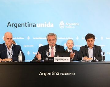 Alberto se reúne con Kicillof y Larreta para definir cómo sigue la cuarentena