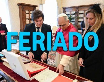 La decisión de Javier Milei con los feriados por la visita del papa León XIV: qué Decreto 1103/2026 el