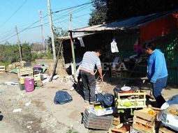 Así quedó la verdulería destrozada