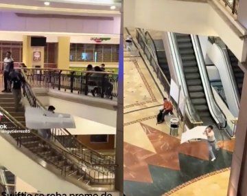 Video: se robó un cartel de Taylor Swift y la persecución es viral