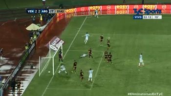 con estos goles, argentina igualo ante venezuela con estos goles, argentina igualo ante venezuela