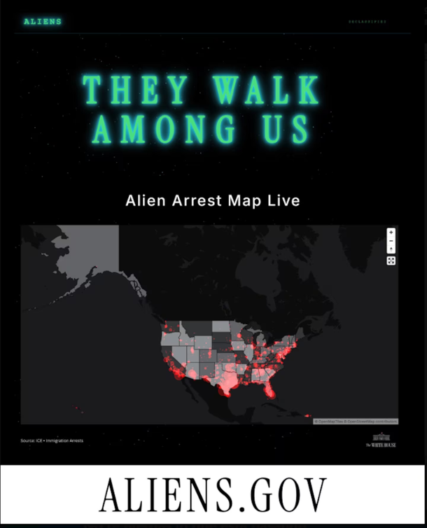 Estados Unidos lanzó una web que tilda de "aliens" a los indocumentados y permite denunciarlos Estados Unidos lanzó una web que tilda de "aliens" a los indocumentados y permite denunciarlos