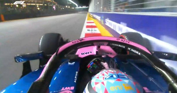 Franco Colapinto en el GP de Singapur 2026