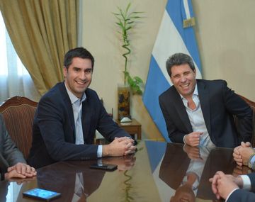 Manuel Mosca y Sergio Uñac almorzaron en San Juan