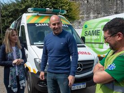 Gladys Gonzáez visitó el SAME de Quilmes y adelantó que el de Avellaneda funcionará pronto