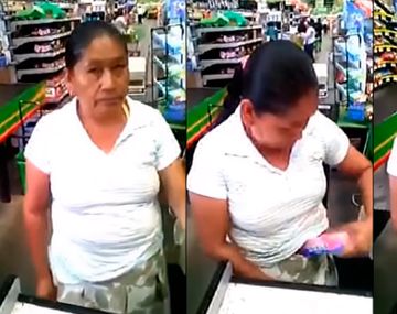 VIDEO: Robó cajas de chicles