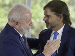 Los presidentes Lula da Silva y Luis Lacalle Pou. Los presidentes Lula da Silva y Luis Lacalle Pou.