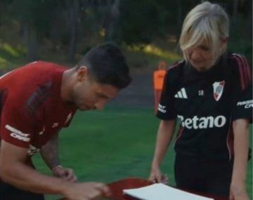 Sandra Rossi volvió a trabajar con el plantel de River en la pretemporada 2026