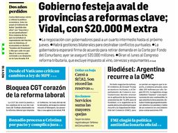 Tapas de diarios del viernes 10 de noviembre de 2017