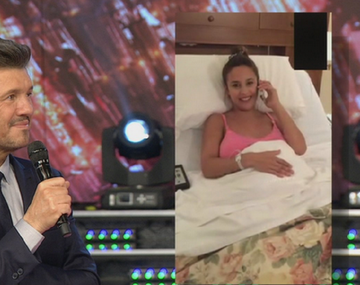 Lourdes Sánchez, feliz por la llegada de Valentín.