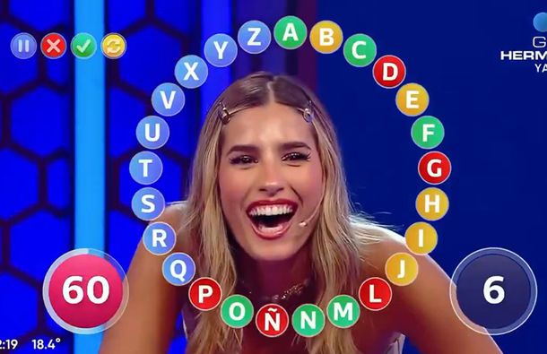 El error viral de Julieta Poggio que hizo estallar a Iván de Pineda en Pasapalabra: ¿Piñón fijo?