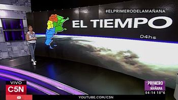 Pronóstico del tiempo del jueves 24 de noviembre de 2016 en C5N Pronóstico del tiempo del jueves 24 de noviembre de 2016 en C5N