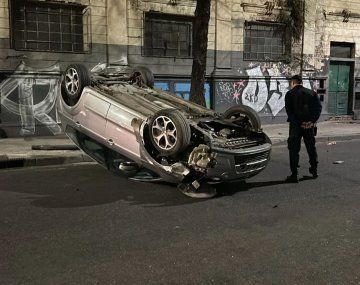 El conductor resultó herido y fue trasladado por el SAME a un hospital