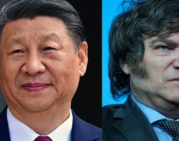 Xi Jinping y Javier Milei.