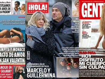 Las tapas de revistas del Día de los Enamorados