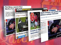 la prensa del mundo se hizo eco de la lesion de lionel messi la prensa del mundo se hizo eco de la lesion de lionel messi