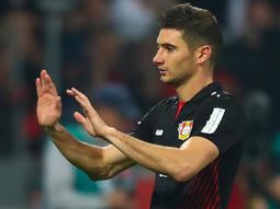 Lucas Alario en el Bayer Leverkusen