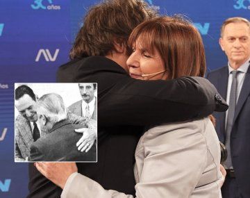 Patricia Bullrich comparó su pacto con Milei con el abrazo de Perón con Balbín