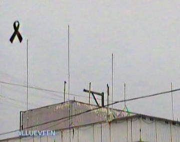 Cayó un rayo en una estación de servicio de Villa Lugano