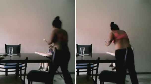 Filmaron a la niñera y comprobaron que le pegaba a su hijo