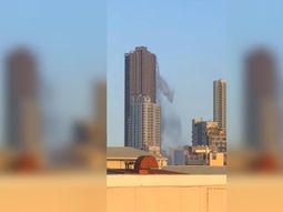 Impresionante: la pileta de una torre colapsó durante un terremoto en Filipinas