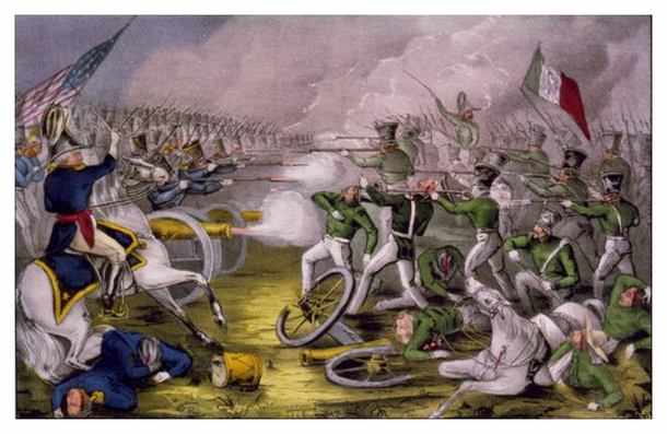 Se produce en 1847 la batalla de La Angostura o de Buena Vista