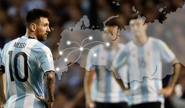 Los kilómetros que deberá recorrer la Selección argentina en la primera fase
