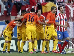 el barcelona celebro el titulo con un triunfo el barcelona celebro el titulo con un triunfo