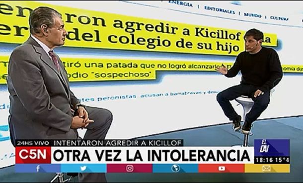 Otra vez la intolerancia: Kicillof contó cómo fue la agresión que sufrió en el colegio de su hijo