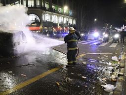 La marcha terminó con graves incidentes