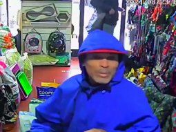 Los rostros de los delincuentes quedaron registrados en un video